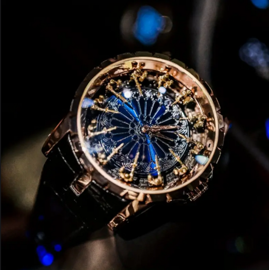 Je'Bolet Luxurious Quartz Watch, Large Dial